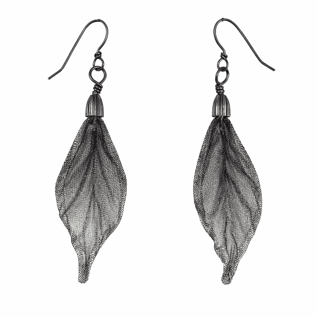 Small Poppy Leaf Earring