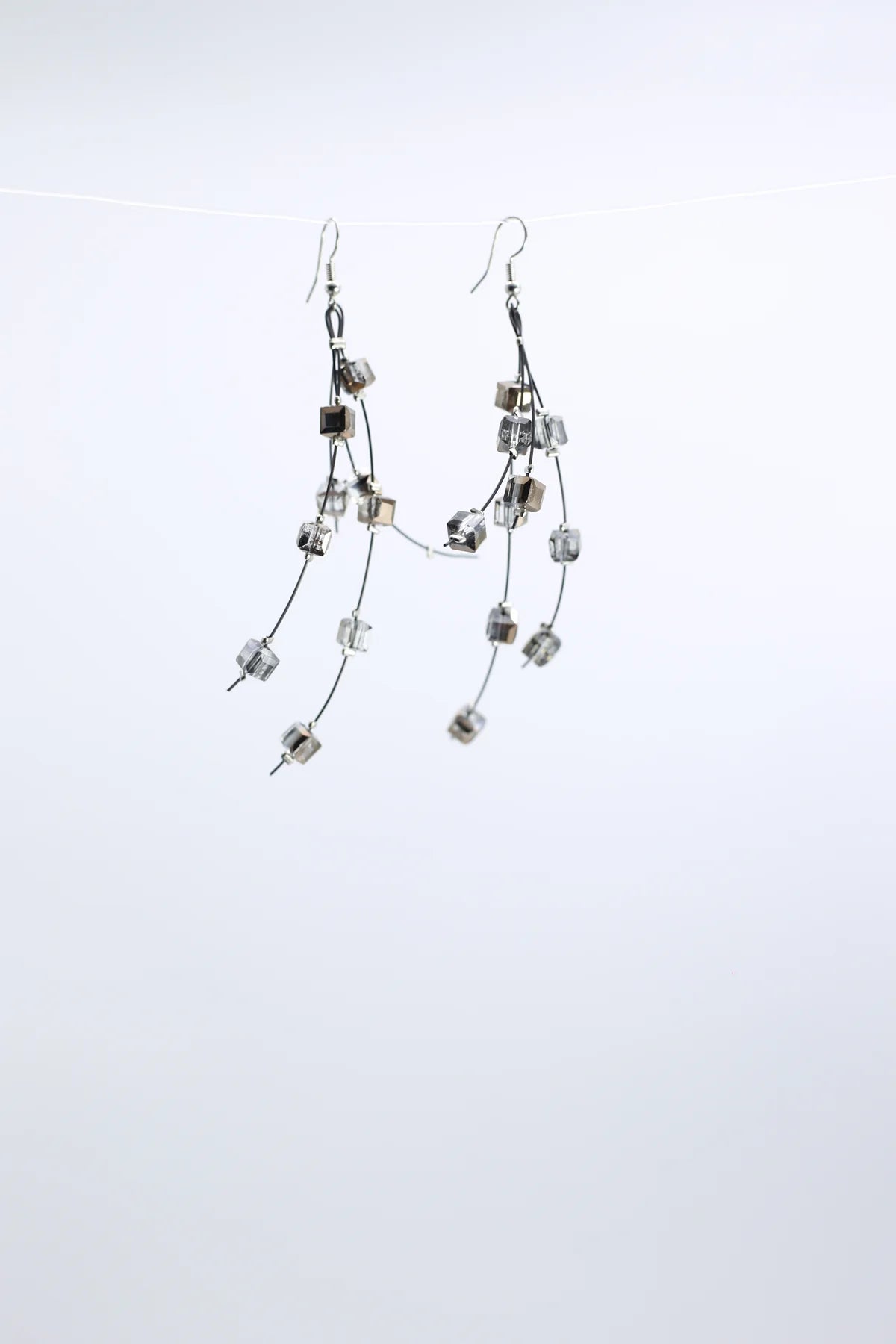 Crystal Cube Earrings