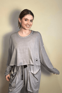 Snuggle Shirt - Cement