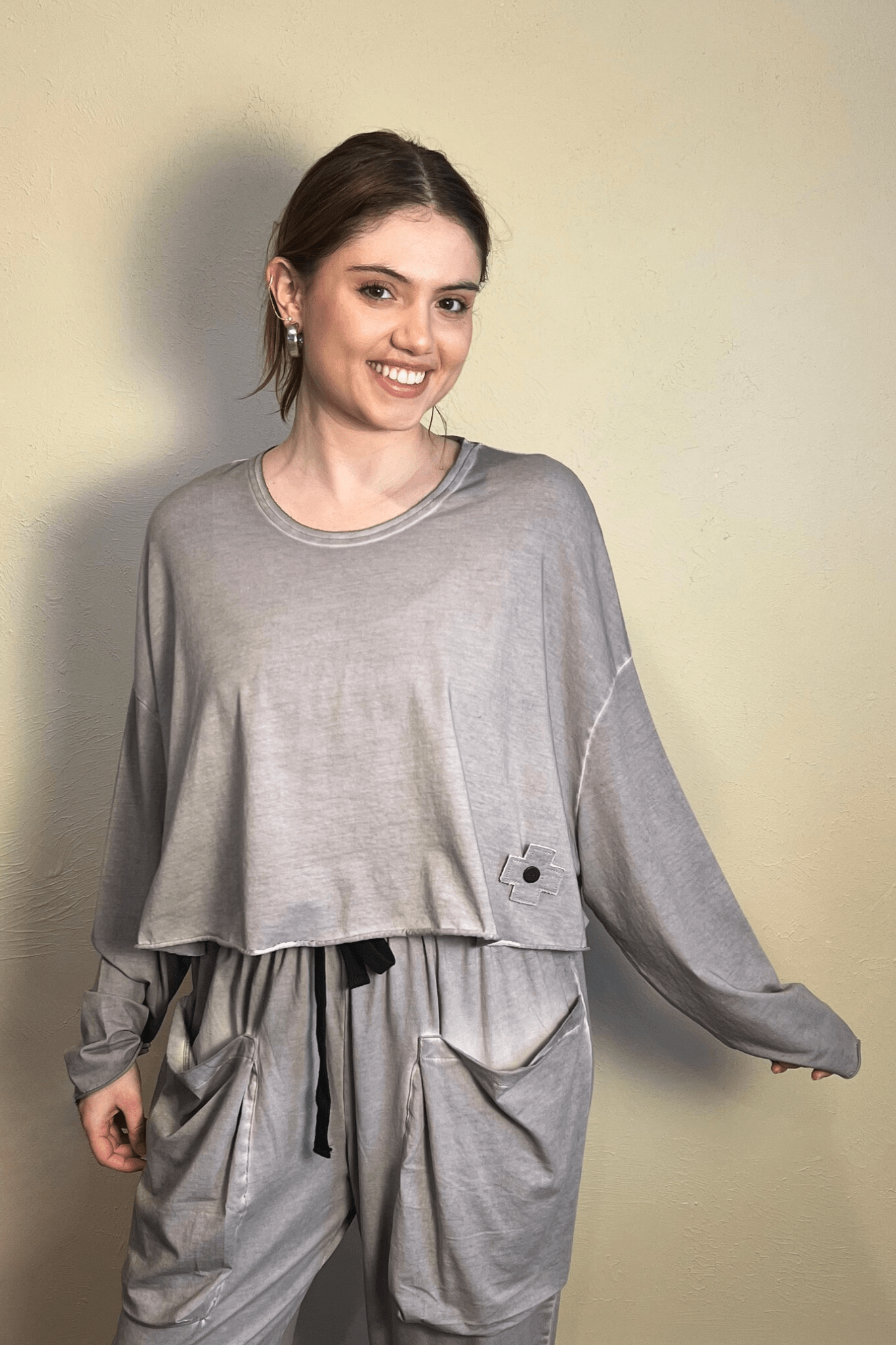 Snuggle Shirt - Cement