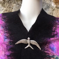 Soaring Swallow Brooch