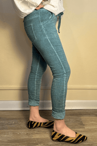 Drawstring Skinny Pull-On Pant