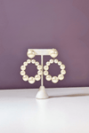 Hoop Pearl Tina Clip On Earrings
