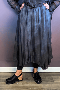 Trapezio Skirt (Midnight)