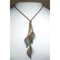 Triple Birch Leaf Necklace