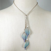 Triple Birch Leaf Necklace