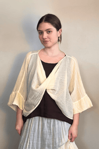 Cotton Gauze Twist Top