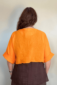 Cotton Gauze Twist Top