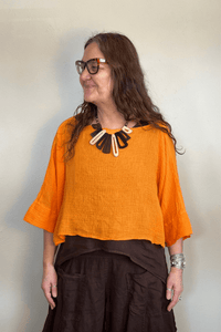 Cotton Gauze Twist Top