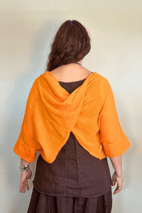 Cotton Gauze Twist Top