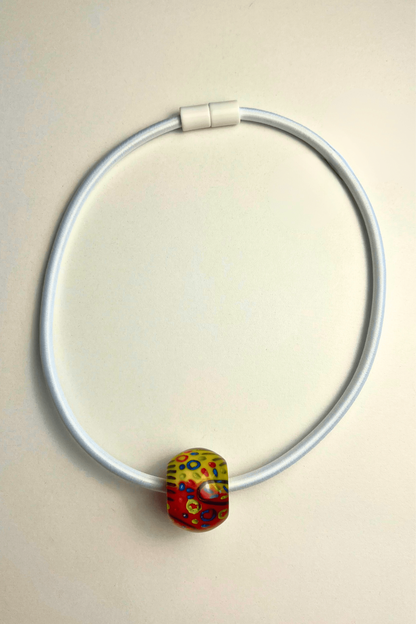 White Cord Bliss Necklace