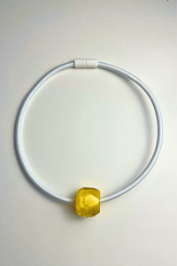 White Cord Bliss Necklace