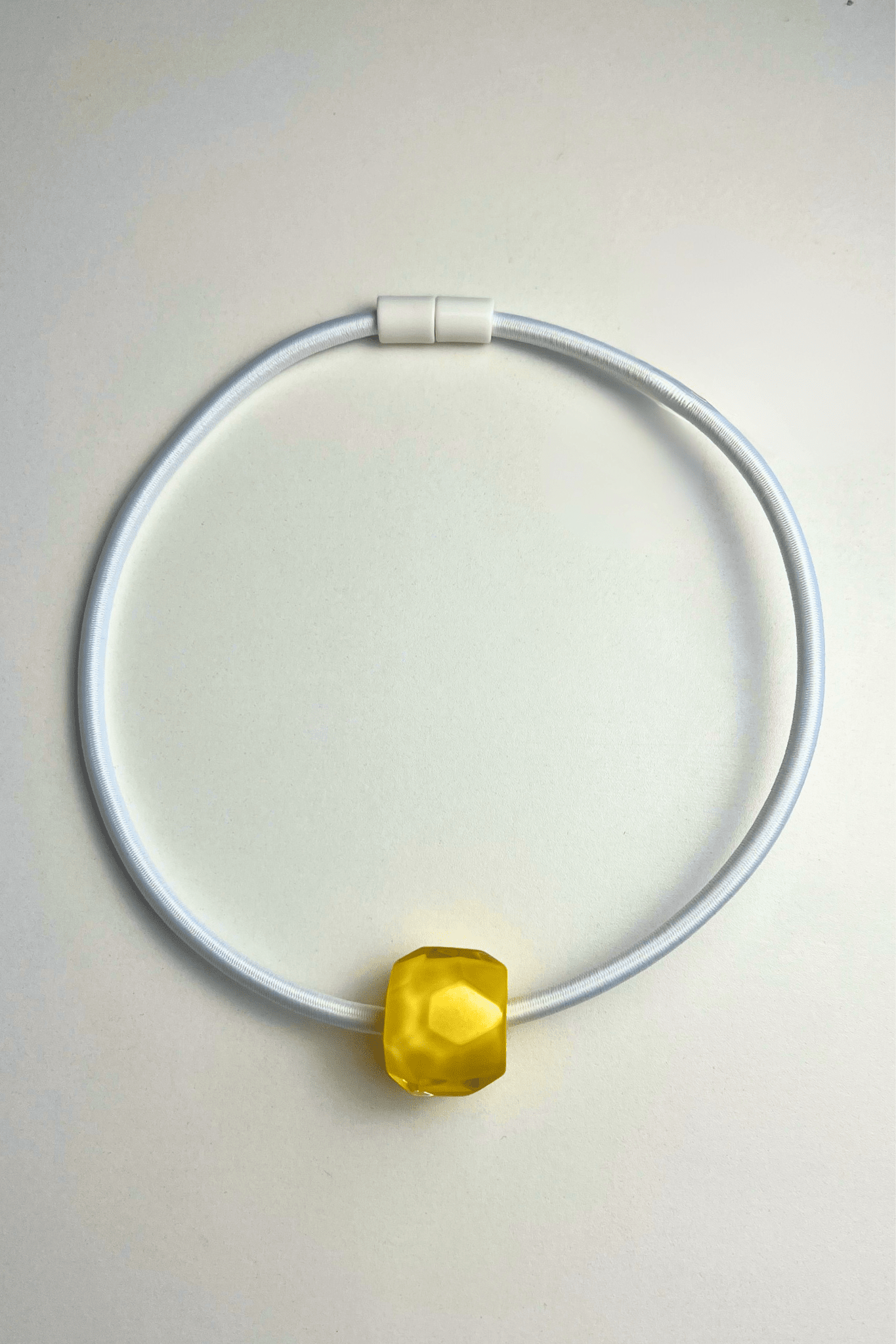 White Cord Bliss Necklace