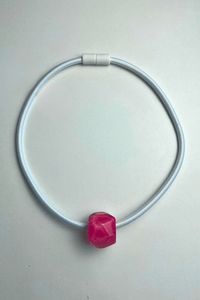 White Cord Bliss Necklace