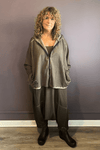 A Wide Short Jacket II (Chocolate)