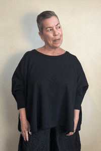 Wideshort Sweatshirt - Black