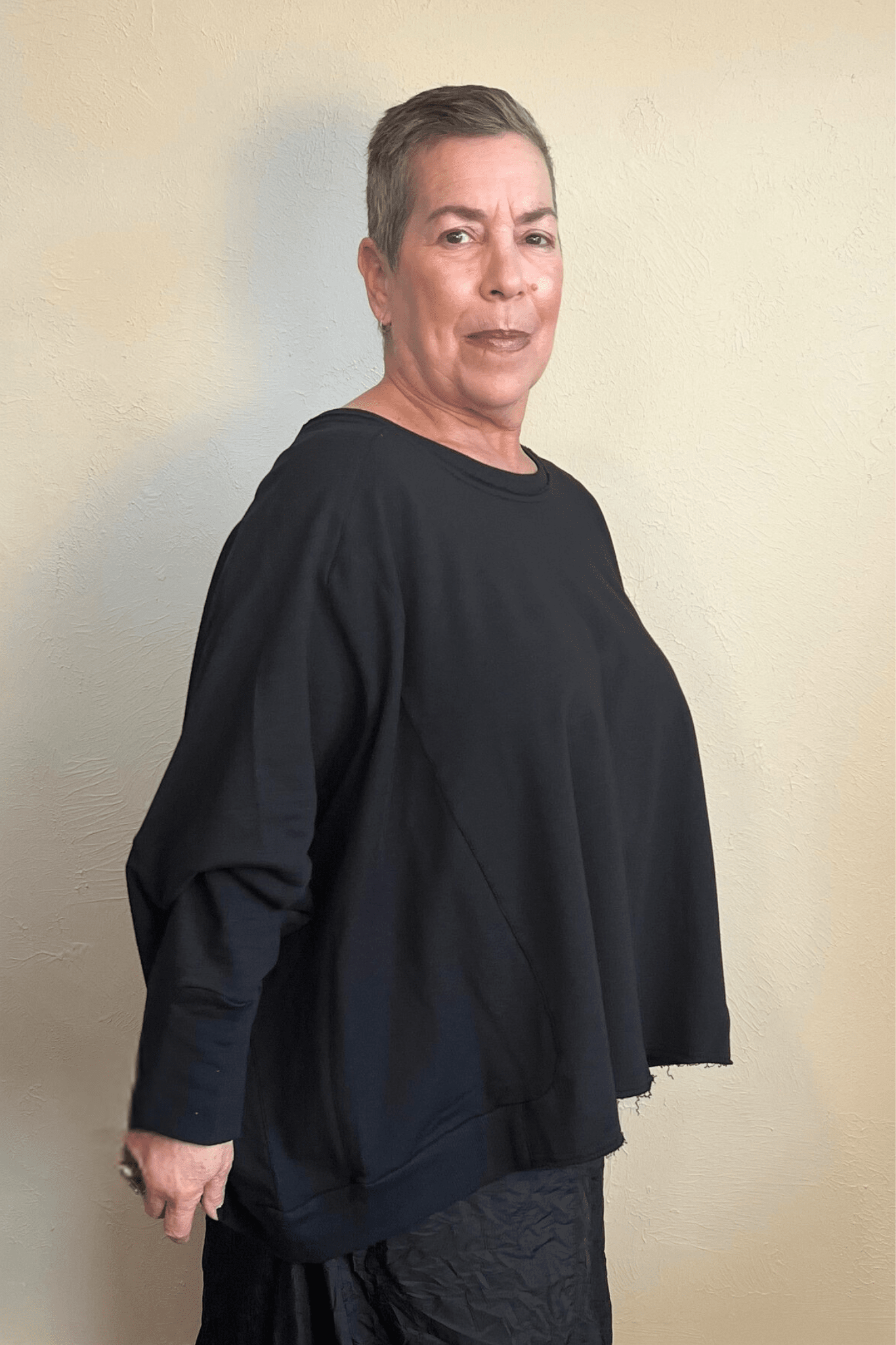 Wideshort Sweatshirt - Black