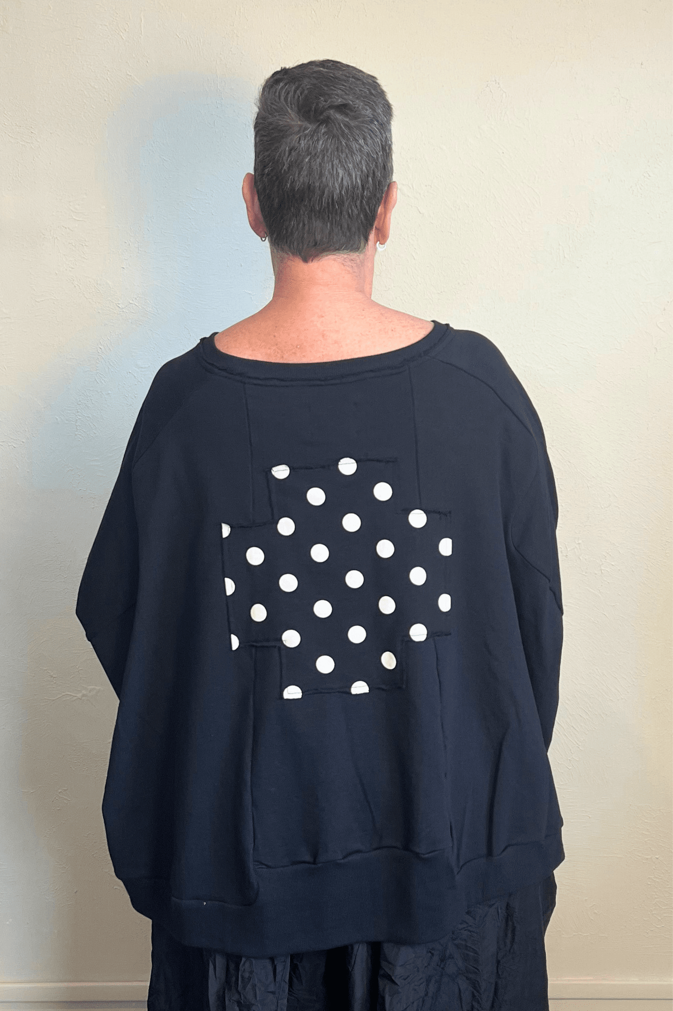 Wideshort Sweatshirt - Black