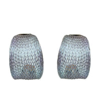 Wire Ribbon Classic Hoop Earring