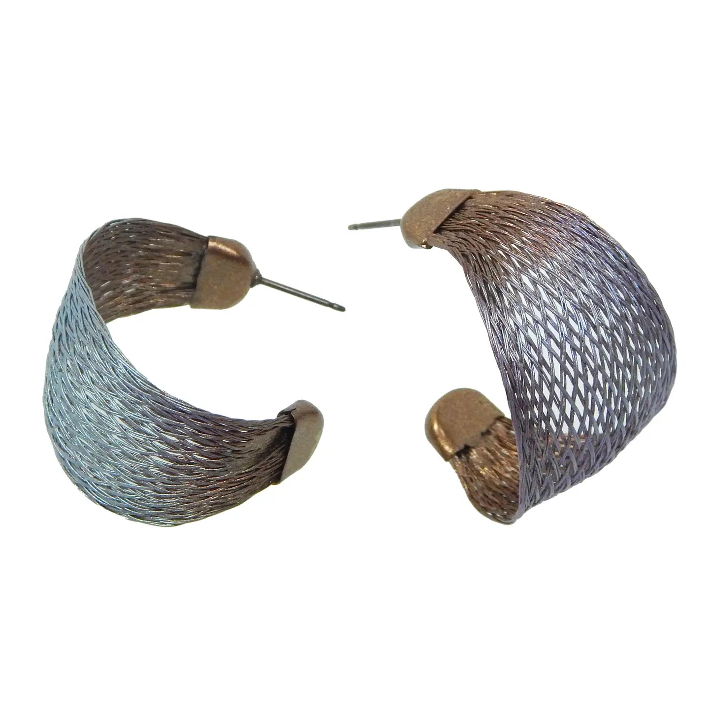 Wire Ribbon Classic Hoop Earring