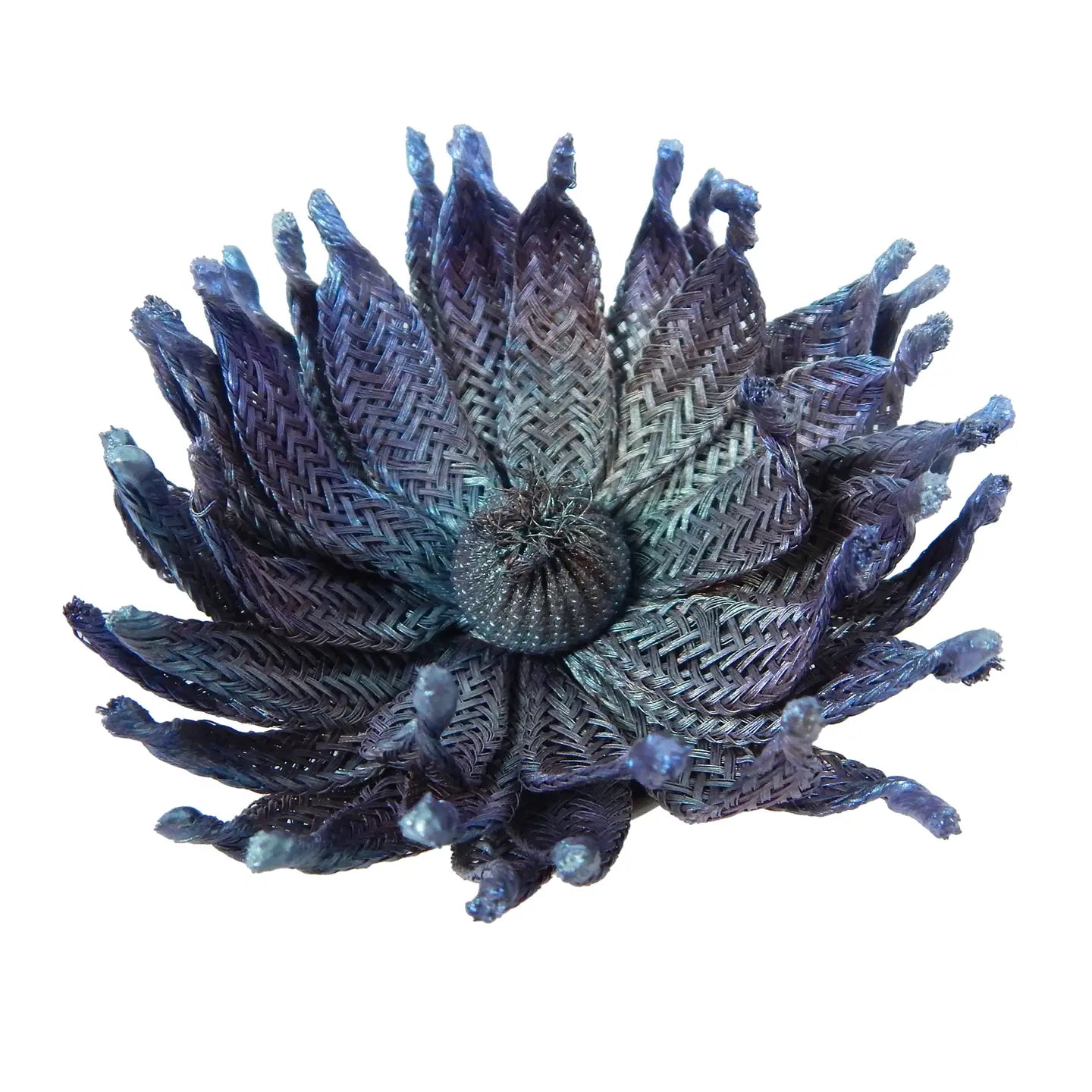 Woven Wire Zinnia Pin