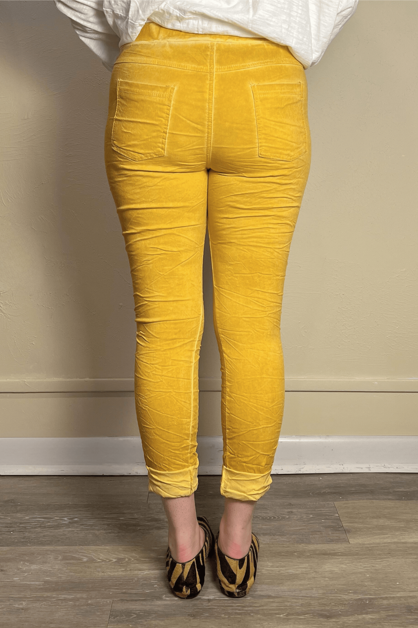 Drawstring Skinny Pull-On Pant