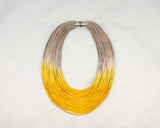 Short Multi-Strand Ombre Necklace