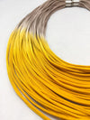 Short Multi-Strand Ombre Necklace