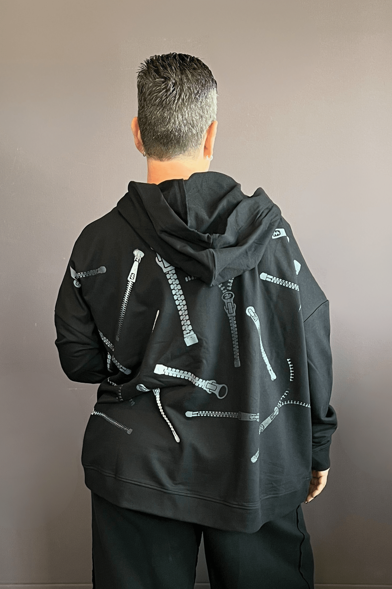 Ombre Zipper Hoodie