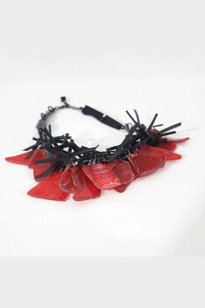 Red Taillight Lens Necklace