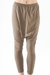 Fitted Leg, Drop Crotch Trousers