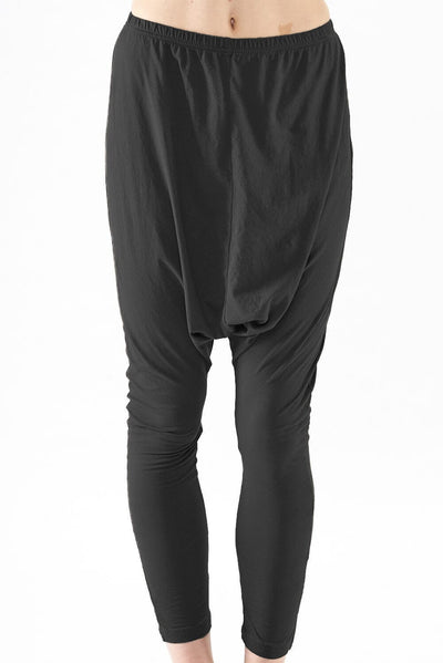 Fitted Leg, Drop Crotch Trousers