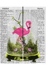 Flamingo Under Glass Socks