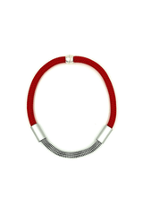 Beyond Simplicity Aluminium Color Tube Necklace
