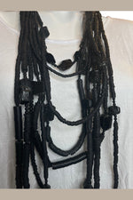 Multistrand Black Necklace