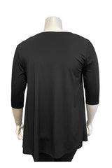 PALETTE BASICS 3/4 Sleeve Tunic - Plus Size